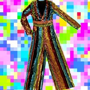 Sandra Bullock's Sequined Jumpsuit (similar style!) 🪩✨🌟⚡️💖
